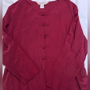 Casual Corner silk tunic